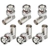 Togconn 90 Degree BNC Coaxial Adapter 6 Pack, Right Angle