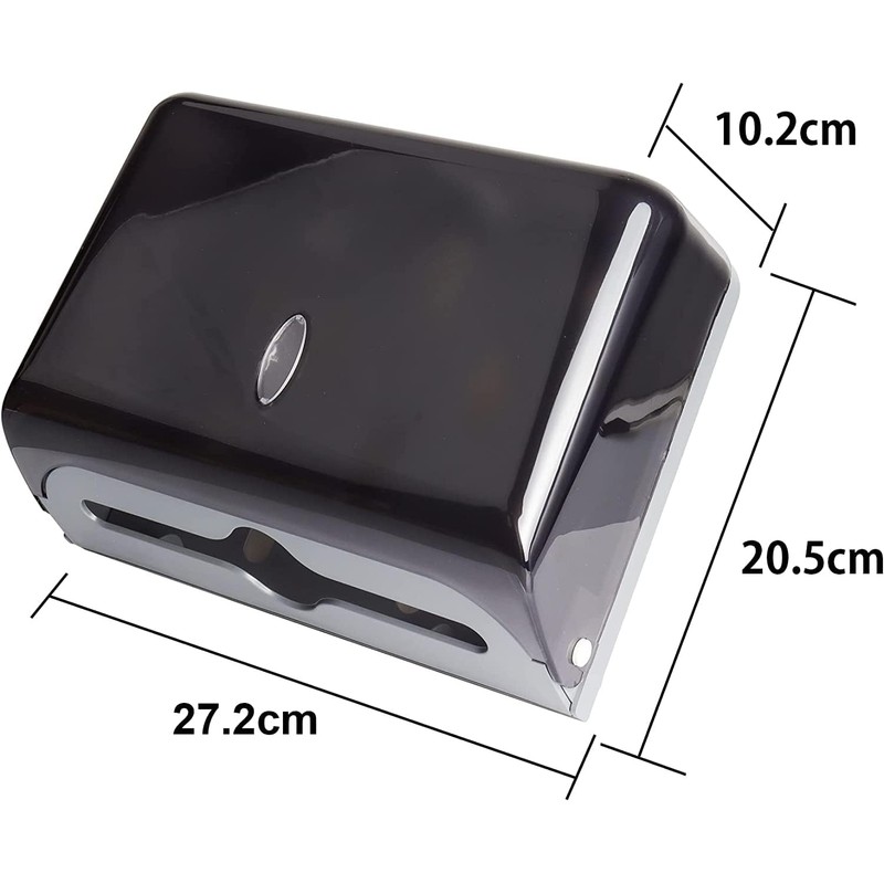 TOBEFORT Touchless Paper Towel Dispenser Wall Mount, No Drilling Waterproof/Dustproof