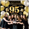 95th Happy Birthday Banner IMISI Decorations Backdrop for a Party