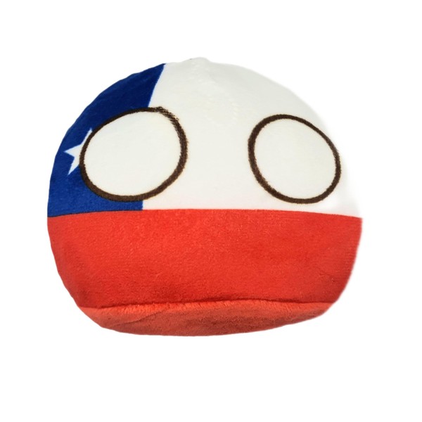 Chile 10cm Countryballs Country Ball Cute South America Chilean Flag Cuddly Meme Ball Toy Gift