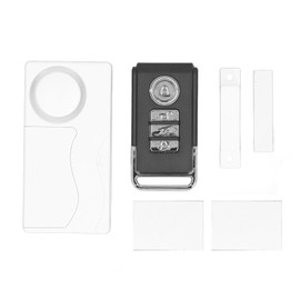 Door Open Sensor Alarm 105dB Low Battery Alert Doorbell Function Wireless Window Alarm with Remote Control for Home