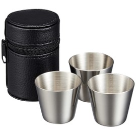 Belmont (Belmont) BM – 242 Stainless Steel Cup 3P with Leather Case