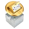 SELECT Lighting SLFB-PU-GFCI-BR 20A Pop Up USB Outlet Receptacles, GFCI