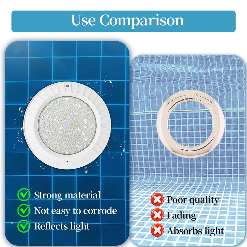 Pool Light Covers for Inground Pool Compatible with Hay-Ward Astrolite