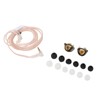 Wired Sound Isolating Earbuds with Microphone Detachable Dynamic Earphone with