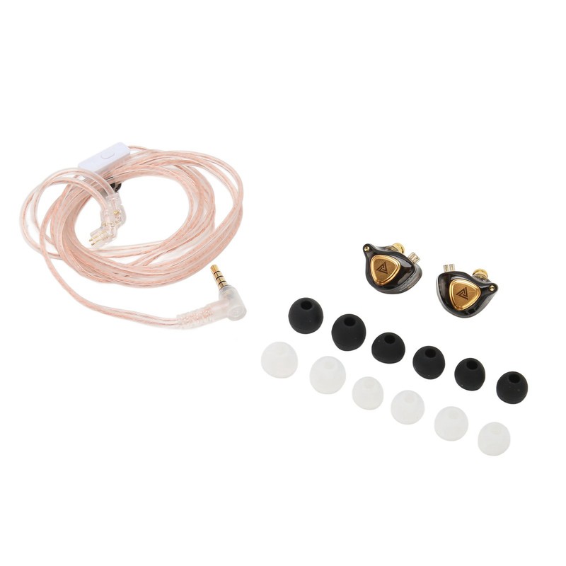 Wired Sound Isolating Earbuds with Microphone Detachable Dynamic Earphone with