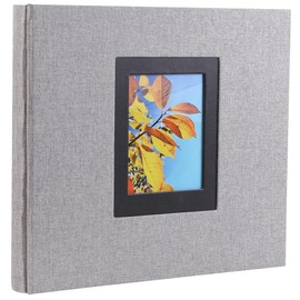 Aynoo Linen Hardcover Photo Album 4x6 600 Photos Albums 600 Pockets 4x6 Photos Fabric Cover Photo Books Album Large Capacity for Family Wedding Albums (600 Photos,Grey)