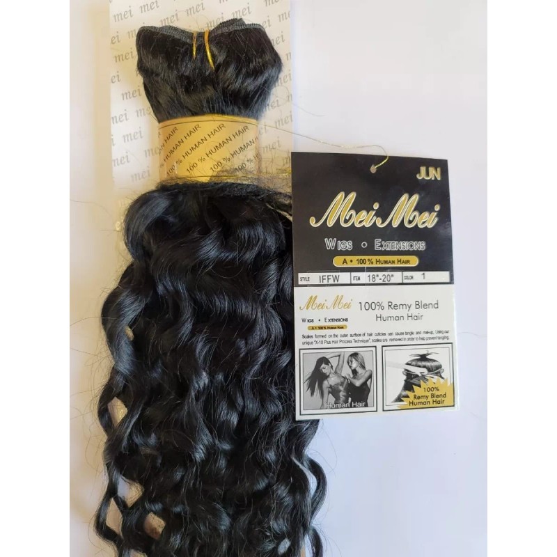 Extensiones De Cabello Meimei 100% Naturales Rizado 18 Pul