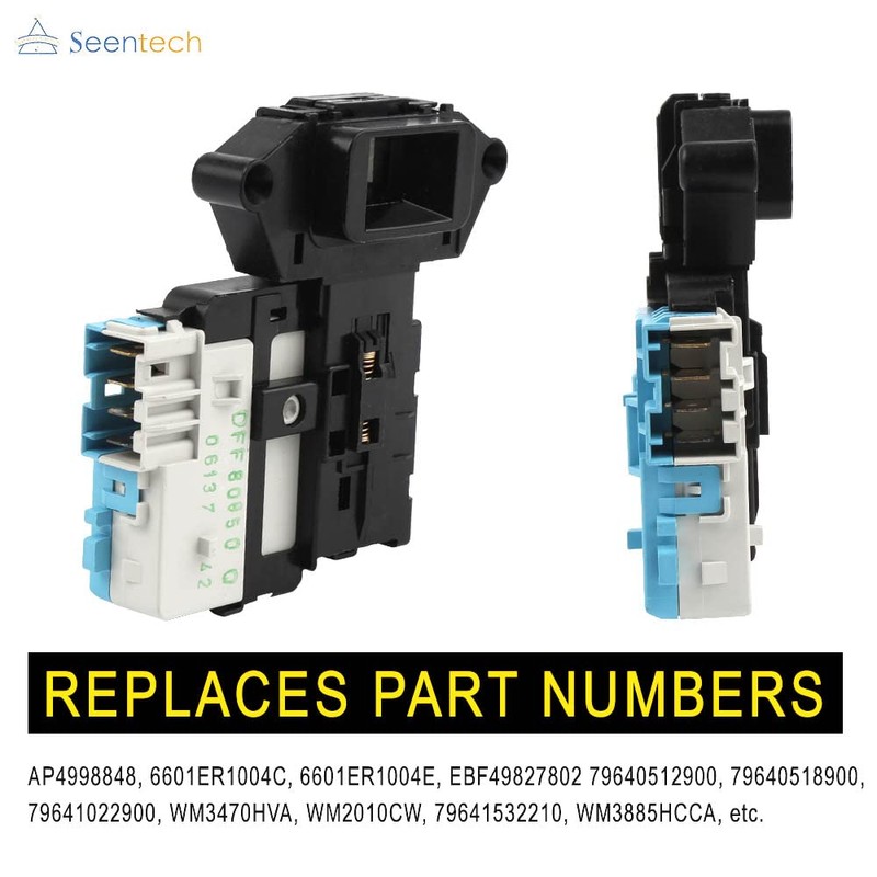 Seentech EBF49827801 Washer Door Lock Assembly Compatible with LG Kenmore
