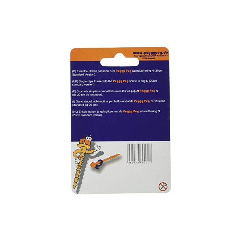 Peggy Peg PP07 Hooks N Set of 6