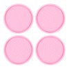 sourcing map 4pcs Car Cup Coasters Universal PVC Car Cup