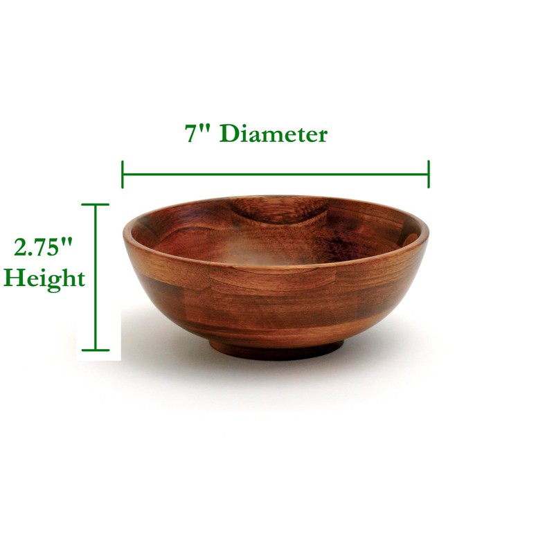 Lipper International Cherry Finished Footed Serving Bowl for Fruits or