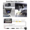 Epronic Front Side Rear Camera for Car HD1080P/NTSC, IP68 Waterproof