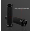 GITOBEHA 1 Inch Motorcycle Handlebar Grips Aluminum Cable Throttle Hand