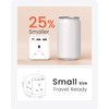 LENCENT 3 way plug adaptor with 3 Fast Charge USB,