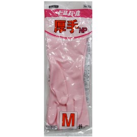 Okamoto Gloves Bill Pearl Vinyl Thick NP Pink M