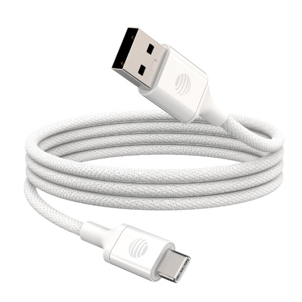 AT&T 6ft USB-C Cable for Fast Charging and Data Transfer