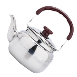 BESPORTBLE 500 ml Stainless Steel Whistling Kettle Gas Stove Whistling Tea Kettle Vintage Teapot with Handle for Kitchen Hiking Picnic Camping Gas Stove Silver