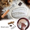 Dyzoxa 10pcs Bread Lame Cutter,Wood Handle Bread Scoring Tool Bread