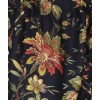 WAVERLY FELICITE NOIR UNLINED ROD POCKET VALANCE NOIR 50" X