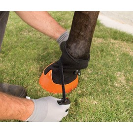 Kerbl Tubbease Horse Hoof Treatment Shoe, Hoof Injury Jet Blight, Pink, S