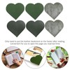 3 Set Page Corner HandMade HeartShaped Leather Bookmark Making Fabric