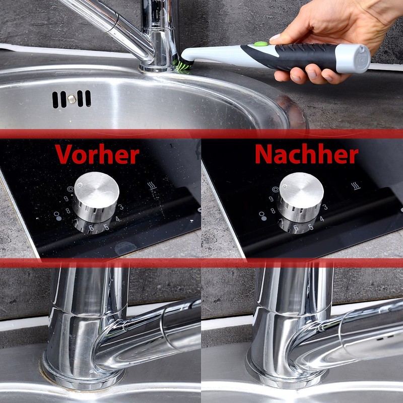 AGT Sonic Cleaning Brush: Oscillating Sound Cleaning Brush SRB-155 Including