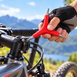 3-Way Y-Shaped Hex Wrench, 4mm 5mm 6mm Allen Key Tool for Bicycle Repair & Maintenance