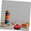 SHINEOFI 2Pcs Table Bell Hand Pressing Service Bell for Game