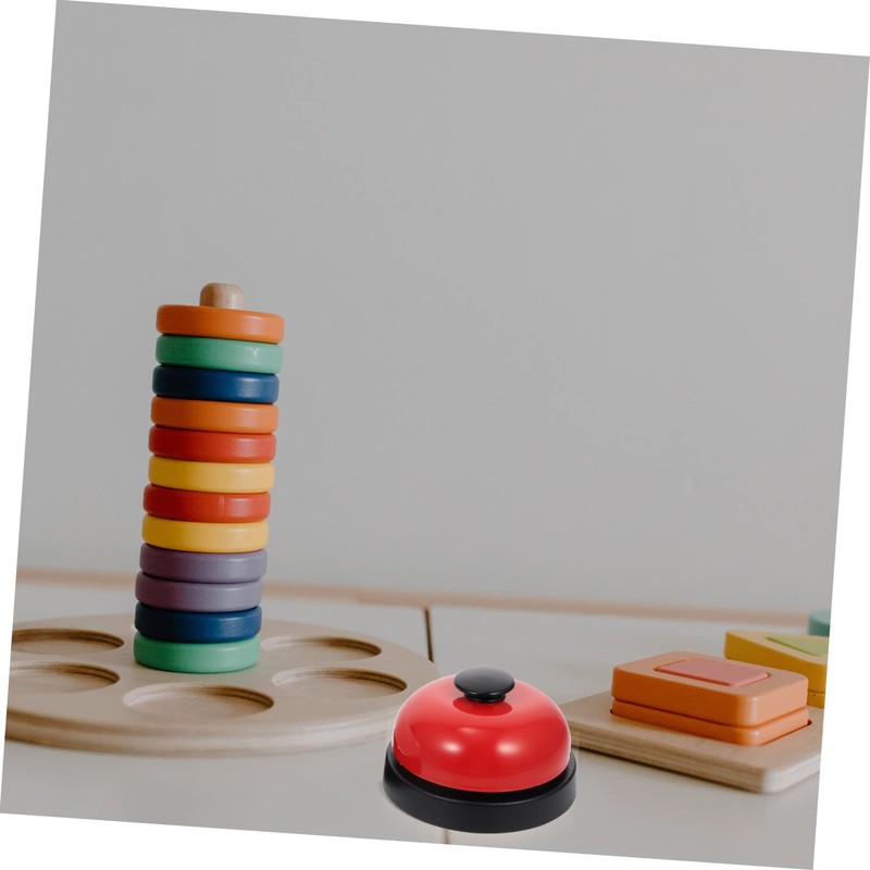 SHINEOFI 2Pcs Table Bell Hand Pressing Service Bell for Game