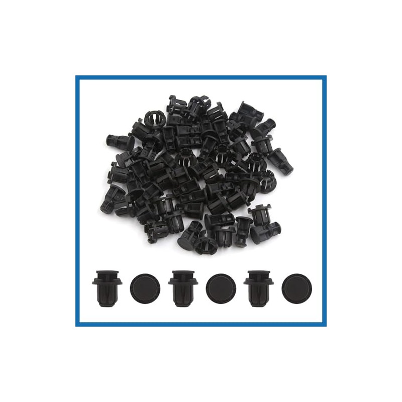 A ABSOPRO 30pcs 14mm Hole Dia Car Door Trim Fender