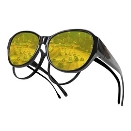 Night Driving Glasses Polarized Fit Over Glasses Sunglasses for Women GST833-P-01-15