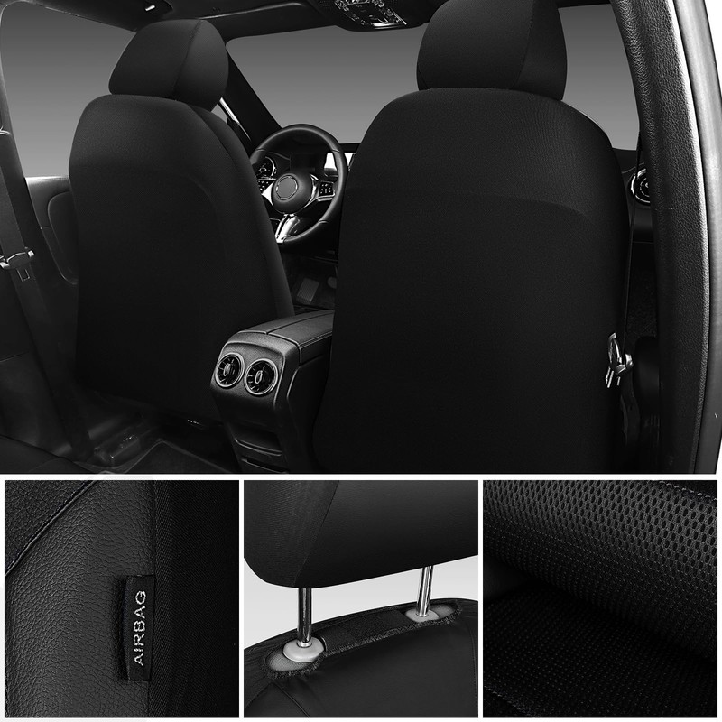 CAR PASS Leather and 3D Air Mesh Universal Fit Car