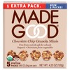 Made Good Granola Minis Chocolate Chip, 24 gram, (Pack of