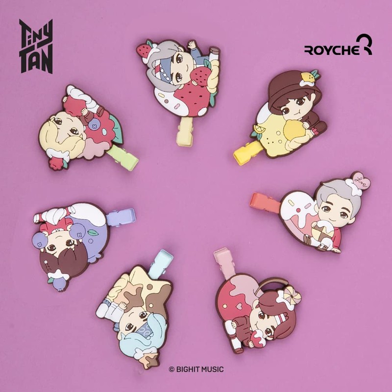 ROYCHE TinyTAN Bangs Clip V (Sweet Time) TinyTAN-HCK-D-V Hair Clip