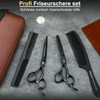 Purple Dragon Hairdressing Scissors Set 6" Black Hair Cutting Scissor
