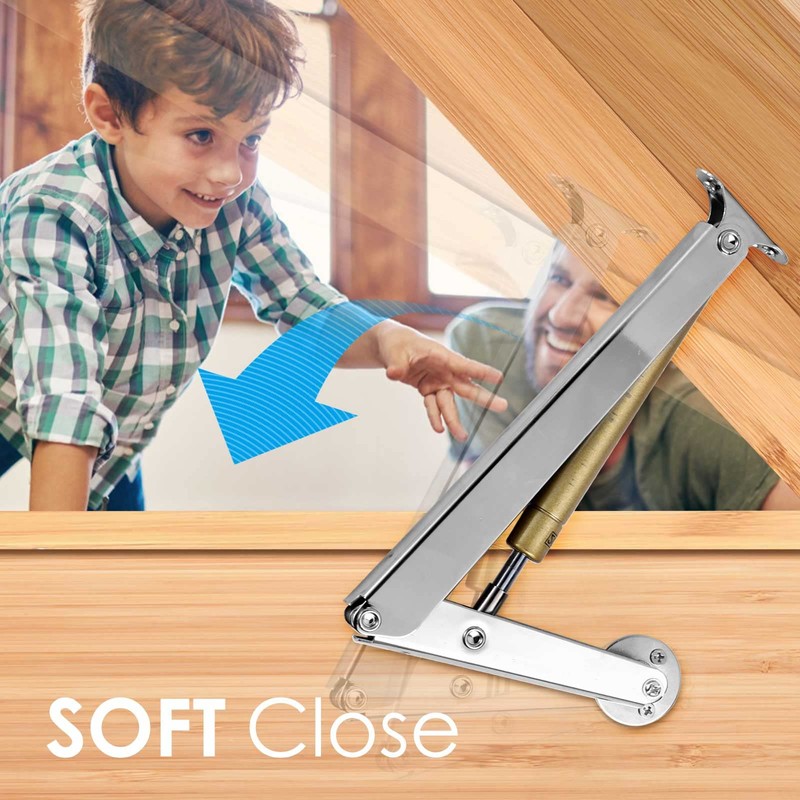 100N 2PCS Box Hinges Soft Close, Soft Close Hinges for