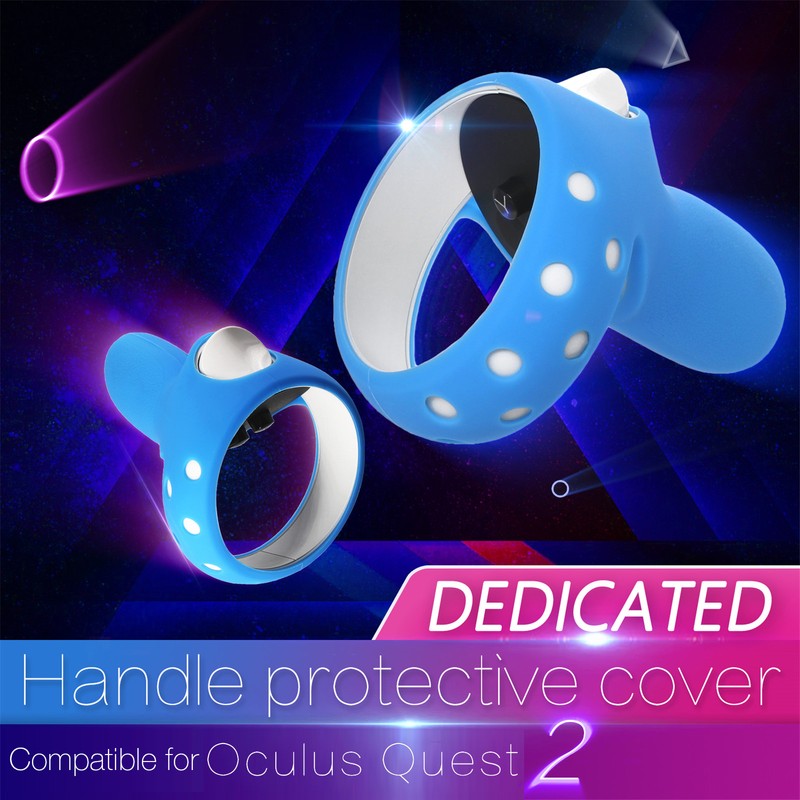 Handle Cover Compatible for Oculus Quest 2 VR Silicone Protective