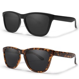 Carefully Polarized Sunglasses for Women and Men Classic Trendy Sun Glasses with 173% UV ProtectionC290