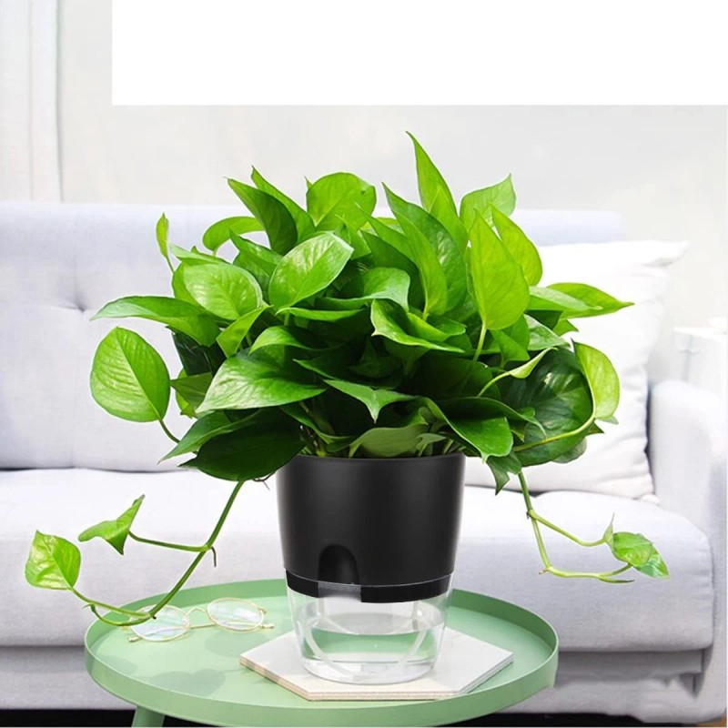 Vanavazon 6 Inch Self Watering Planter Pots for Indoor Plants