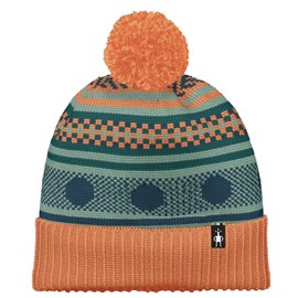 Smartwool Standard Fairisle Fleece Lined Beanie, Apricot