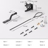 JZVXX Gate Latch with Spring Cable Pull for Fence Gate