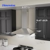 FIREGAS Range Hood 30 inch, Wall Mount Range Hood with
