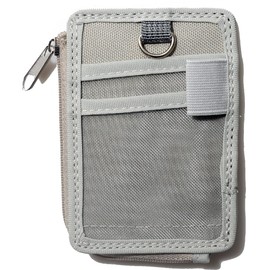 DQL Credit Card Holder Women's Slim Card Holder Men's Wallet Small Women's Small Wallets Card Holder for Men and Women Credit Card Holder with Zip Compartment, Pastel Colours, gray, Casual