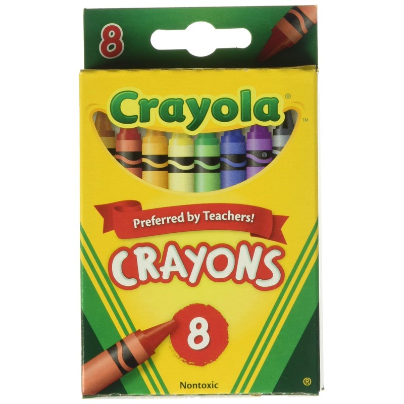 Crayola Crayons 8 in a Box (Pack of 12) 96