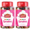Gefen Rainbow Sprinkles, 10 oz | Rainbow Jimmies (2 Pack)