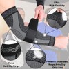 beister Compression Arm Sleeves with Elastic Strap for Men &