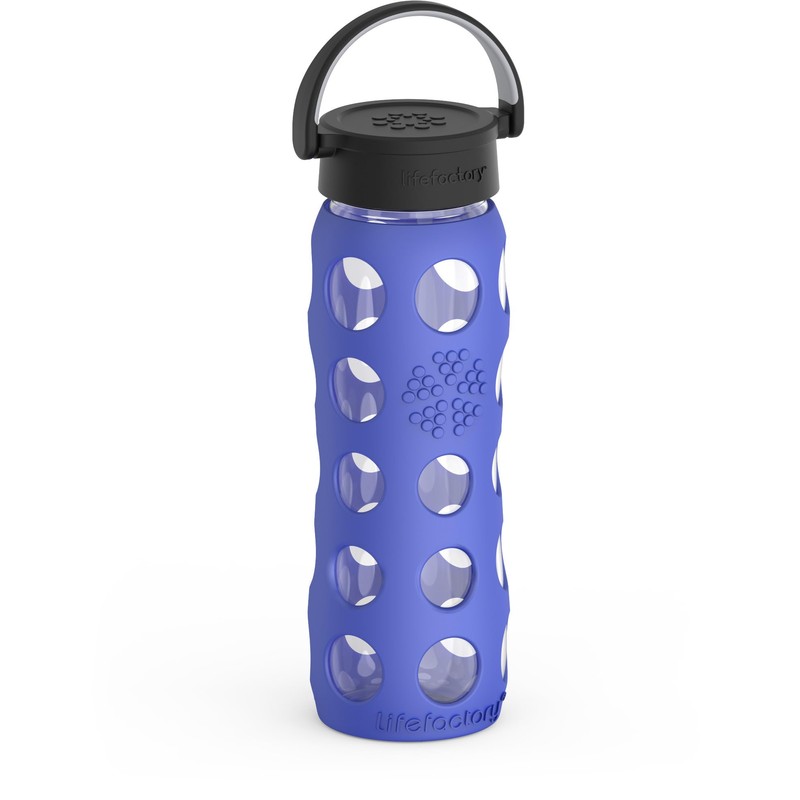LIFEFACTORY 22oz Classic Cap Bottle Periwinkle Blue