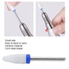 AUNMAS Ceramic Nail Drill Bit Corn Head Shape, Acrylic Nail