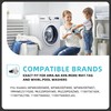wpw10730972 W10130913 Washer Drain Pump Assembly Compatible with kenmore he2